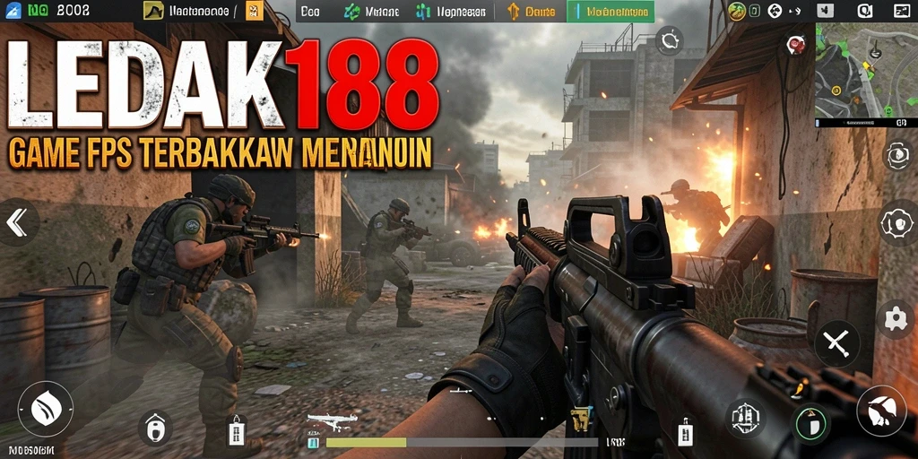 Gameplay intens dengan aksi seru dalam LEDAK188.