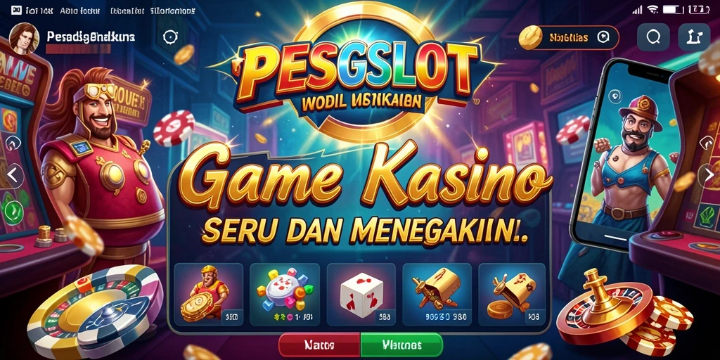 Tampilan menarik dari gameplay PESGSLOT yang seru dan menegangkan.