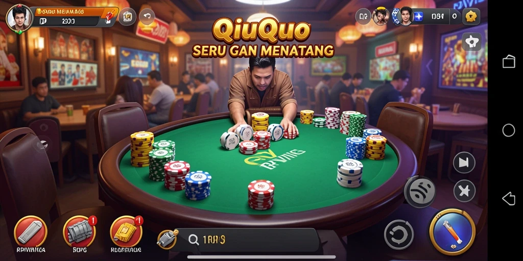 Screenshot utama RPVIP6 menunjukkan gameplay QiuQiu yang menarik.